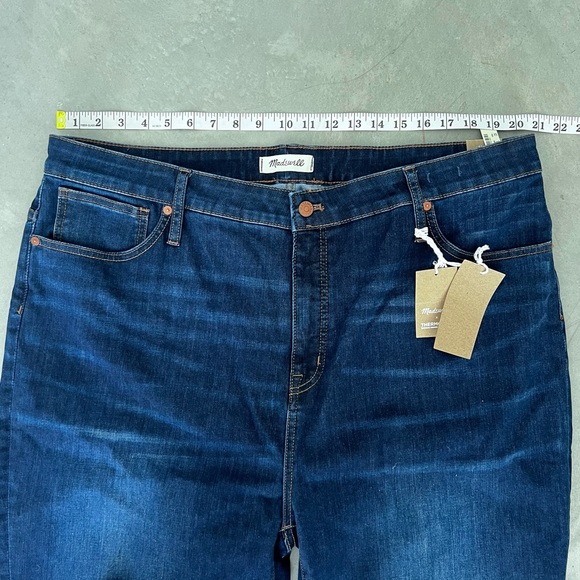 MADEWELL Curvy High-Rise Skinny Jeans Tarren Wash Plus Size 36 - NWT - Picture 13 of 14